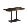 Bar de música de estilo industrial, mesa y silla combinadas para barbacoa, pub, karaoke, tienda de té con leche, sofá con asiento para tarjetas