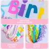 Diadema Sombrero de Cumpleaños Cinta para Fiesta para Niñas Pequeñas y Niños, Cinta Ceremonial con Ambiente Festivo, Accesorios para Fotos, Palitos Retorcidos Hechos a Mano