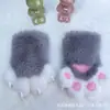 Guantes de Peluche Chirriantes con Forma de Pata de Gato Lindos para Convenciones de Anime, Accesorios de Cosplay, Guantes de Dibujos Animados, Transfronterizo