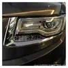La modificación de la ceja del faro del Grand Cherokee 14 es adecuada para el embellecedor inferior del faro del jeep jeep, ceja del pilar central cromada Y