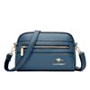 Bolso Cuadrado Pequeño de Textura Suave para Mujer 2025 Nueva Moda Bolso de Hombro Cremallera Multicapa Bolso Cruzado para Madre de Mediana Edad