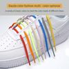 Cordones elásticos sin atar para zapatos, cordones con cierre de metal para zapatillas perezosas