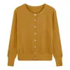 Jaqueta Curta Estilo Gentil Super Popular Camada Base Roupa Íntima Senso de Design Nicho Cardigan de Tricô com Pelo de Guaxinim Jaqueta Feminina Primavera e Outono