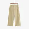 Pantalones Rectos de Cintura Alta para Mujer Tallas Grandes, Pantalones Acortados de Pierna Ancha, Otoño 2026, Pantalones Casuales Sueltos Versátiles para Mujeres Tallas Grandes, Nk1399