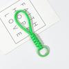 Cordão de corda trançada curta Capa de telefone móvel Chaveiro Corda curta anti-perda removível Corda de mão universal para pulso masculino e feminino Cordão de telefone móvel