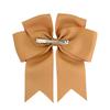 6 polegadas Rib Ribbon Fishtail Fita Dupla Laço Grampo de Cabelo Acessórios de Cabelo para Crianças Grampo de Cabelo 672