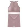 Nuevo Sujetador Deportivo Europeo y Americano Sin Aro de Acero para Mujer para Correr a Prueba de Golpes Recoger Hueco Fitness Belleza Espalda Yoga Ropa Interior Deportiva