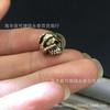Pingente de mão de caveira de latão com contas Wenwan Xingyue King Kong baixiangdi pulseira antiga 108 acessórios DIY