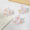 Ramo Pequeño de Flores Artificiales de 3 Puntas Estilo Ins Materiales para Accesorios de Cabello Hechos a Mano DIY Arreglo de Pared de Flores para Salón de Bodas Flores para Fotografía