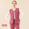 Colete Térmico 100% Lã para Mulheres no Outono e Inverno, Colete Interno Base para Mulheres de Meia-Idade e Idosas, Colete Térmico Externo para Mulheres