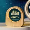 Edifício Marco Cristal Lapidado 3D Luminoso Souvenir Turístico do Lago Oeste de Hangzhou Enfeite de Luz Noturna Presente de Aniversário