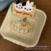 Novo Pingente de Chaveiro de Pelúcia Fofo Desenho Animado Festival do Meio do Outono Versátil Chaveiro Decoração de Bolsa Pequeno Pingente