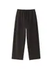 Pantalones Jogger de Pierna Recta para Mujer, Nuevo Estilo Invierno 2025, Forrados de Polar, Engrosados, Corte Holgado, Pantalones Deportivos Casuales Versátiles con Cordón
