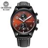Reloj de cuarzo informal con esfera grande de Ochstin Augusten para hombre, moderno y resistente al agua.