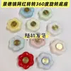 Árbol de Navidad de Vidrio Soplado a Mano de 8.5 cm Zibo Manualidades de Vidrio Árbol de Navidad Giratorio Jingdezhen