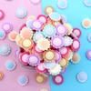 Pendientes de flores frescas japonesas de alta calidad, pendientes de material para hacer tú mismo, accesorios de flores de resina, pequeñas flores.