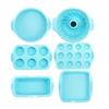 Ferramentas de panificação de silicone de grau alimentício Chiffon bolo de aniversário molde fácil desmoldagem Mousse torrada pão forno assadeira