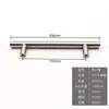 Manijas de tiro en forma de T de acero inoxidable moderno y minimalista, sólidas y huecas, accesorios de doble orificio para puertas de gabinetes y armarios, venta al por mayor
