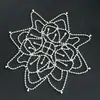 Cadena de Tocados de Moda Transfronteriza, Estilo Europeo y Americano Malla Completa de Diamantes Joyería de Frente de Personalidad Accesorio para el Cabello Venta al por Mayor del Fabricante