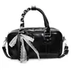 Bolso de Mano Estilo Coreano de Nicho Dulce Estilo Ballet Transfronterizo Bolso Bowling Sencillo Casual Versátil Bandolera Bolso de Mujer