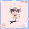 Aterrizaje Juventud Zhang Zeyu Zhu Zhixin Zuo Hang Horquilla de Primavera 3D Accesorio para el Cabello Tocado Merchandising de Concierto