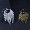 Llavero abridor de botellas de nave espacial retro de Star Wars, collar de Star Wars, colgante de nave espacial del Halcón Milenario