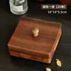 Caja de Almacenamiento para Lingotes de Oro de 10g de Madera de Nogal Maciza, Caja Coleccionadora Especial para Perlas de Oro Pequeñas de 1g