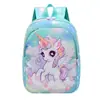 Nova Mochila Escolar para Jardim de Infância Menina Desenho Animado Unicórnio Fofo Mochila de Estudante Leve Grande Capacidade Mochila Infantil