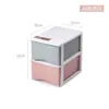 Gabinete de almacenamiento de escritorio de oficina caja de almacenamiento de cosméticos simple tipo cajón caja de almacenamiento de ropa interior de plástico misceláneas de archivo