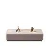 Mesa de Centro para Sala de Estar, Estilo Nuevo, Lujo Ligero, Moderna, Mesa de Centro Rectangular de Pizarra, Simple y Moderna