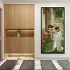 Feliz 99 pintura al óleo europea punto de cruz porche trasero pintura bordada bolsa de materiales diy fabricantes una generación de cabello
