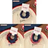 Nueva Serie Azul Anillo Intestino Delgado Simple Doble Cola de Caballo Goma para el Cabello Ins Dulce Estilo Fresco Niña Lado Goma para el Cabello