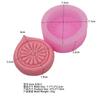 Molde de silicona para jabón artesanal con forma de flor AZ011, molde mecánico para bricolaje