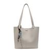 Bolso Tote de Moda Estilo Coreano Estilo Simple Casual Patrón Lichi Bolso de Hombro de Alta Gama para Mujer