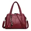 Bolso de Mujer de Gran Venta Transfronterizo con Bordado Patchwork, Moderno y Versátil Bolso de Hombro y Cruzado de Cuero Suave de Gran Capacidad