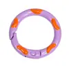 Llavero de Anillo Abierto con Cierre de Resorte de Rosquilla Pintada a Mano Accesorios DIY Piezas Pequeñas Cadena para Teléfono Venta al por Mayor