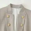 AliExpress Transfronteiriço Mais Vendido 2026 Primavera Novo Colete de Cor Sólida Slim Fit com Botões e Aba 7721494