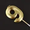 Decoração de bolo de aniversário assando Dourado digital festa assando decoração de bolo de aniversário cena Layout 1 peça