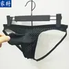 2021 Nueva Ropa Interior para Hombre Nariz de Elefante Malla de Seda Hielo Calzoncillos Ding Expuestos Vacíos PP para Hombre Doble Ding Separador de Huevo Sexy