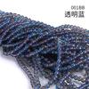 La mejor opción de boutique, cuentas redondas de vidrio de 8 mm, joyería, accesorios de ropa, cadena larga de cuentas coloridas, fabricantes en stock.