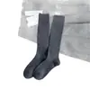 Calcetines para Mujer para Otoño e Invierno, Estilo Nuevo, Felpa Cálida, Color Sólido, Calcetines de Media Pantorrilla Estilo Ins, Engrosados para Calidez, Calcetines Caídos, de Tubo Largo
