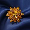 Nuevo broche geométrico de cristal de moda vintage aleación rhinestone corsage pin para abrigo ropa accesorios al por mayor