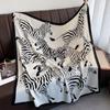 Nueva bufanda de gasa exterior con estampado animal para primavera y verano, que combina con todo, fina, cálida y explosiva.