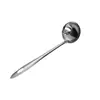 Colher Separadora de Óleo de Aço Inoxidável para Panela Quente, Colher Coadeira de Óleo com Cabo Longo para Uso Doméstico, Colher Filtro de Óleo com Filtro Anti-respingo de Óleo