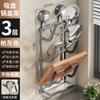 Estante de almacenamiento para tapas de ollas, multifuncional, sin perforaciones, con ventosa para pared, para cocina, tabla de cortar