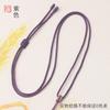 Cordón de nudo plano fino, bricolaje, cera de abejas de cristal, jade hetiano, joyería, cuerda de nicho, cordón Manbo combinable, venta al por mayor