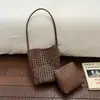 Bolso de Tejido Hueco Nuevo 2026 para Mujer, Bolso de Mano Versátil a la Moda, Bolso de Hombro Casual de Gran Capacidad para el Trabajo
