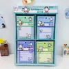 Notas Adhesivas de Pacha Perro de Dibujos Animados con Borde de Forma Irregular, Compactas y Portátiles, Lindos Marcadores Decorativos para Salón de Clases y Cuadernos para Niñas