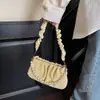 Bolso de Mujer de Nicho Estilo Francés 2025 Nuevo Bolso Plegado Versátil Bolso Cruzado con Cadena Bolso de Hombro de Moda