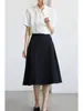 Camisa Blanca Francesa Diseño de Verano para Mujer Nicho Casual Formal Profesional Camisa de Manga Corta Top Fino para Viajar al Trabajo